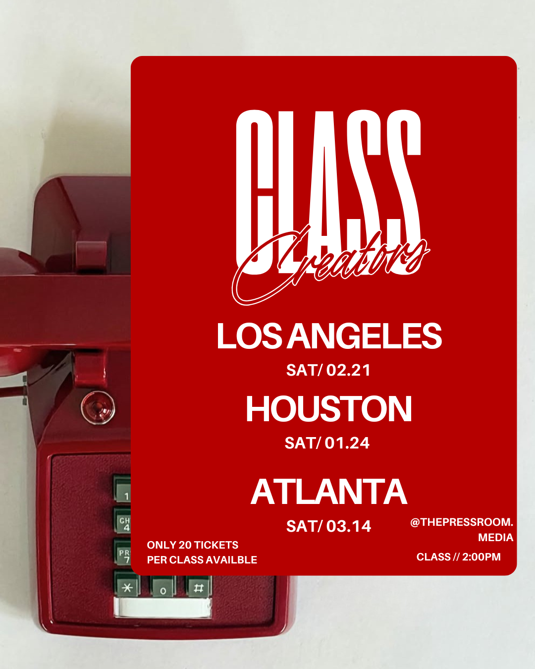 In-Person Marketing Workshop